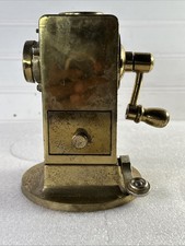 Vintage Brass Pencil Sharpener Rare Model 1950s picture