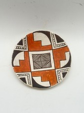 Vintage Native American Acoma Pottery plate Lucy Lewis picture