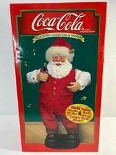 Vintage Rocking Coca-Cola Santa 1999 Jingle Bell Rock Dances Sings NIB Pristine picture