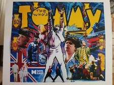 1993 Data East NOS/Prototype Tommy Pinball Translite - VERY RARE picture