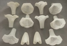 12 Piece Mixed Frosted Glass Lily Lamp Shades picture