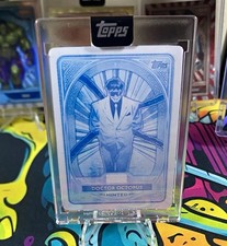 Doctor Octopus - 2025 Topps Marvel Mint Cyan Printing Plate 1/1 #75 picture
