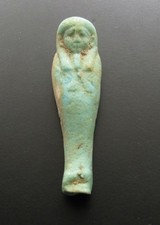 NILE Ancient Egyptian Ushabti Amulet ca 300 BC picture