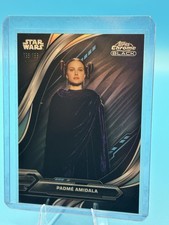 2024 Topps Chrome Black Padme Amidala Rainbow Refractor 196/199 #7 Star Wars picture