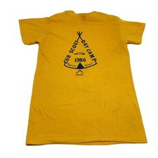Vintage 1980 Cub Scout Day Camp Sagamore Council Shirt picture