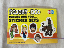 SUPER RARE Quik Stik Scooby-Doo Where Are You Sticker Set Hanna-Barbera 1970s picture