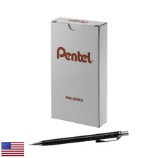 Pentel Orenz Mechanical Pencil 0.5mm Fine Line Black Barrel Box of 12 PP505A picture