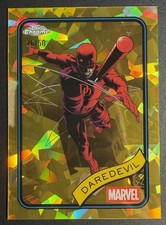 2025 Topps Chrome Marvel Daredevil Sapphire Gold Refractor /50 #97 picture