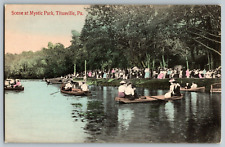 Titusville, Pennsylvania - Scene at Mystic Park - Vintage Postcard - Unposted picture