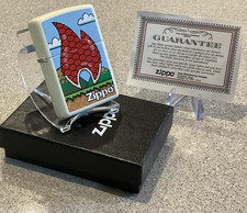 Genuine Brand New 2021 Zippo Lighter Amazing SUPER MARIO STYLE Design Cream Case picture