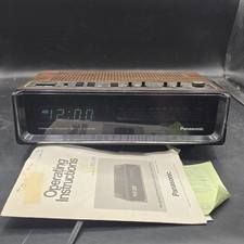 Panasonic RC-95 AM FM Alarm Clock Radio Working Vtg picture