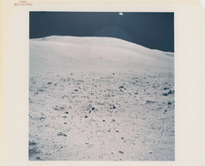 Apollo 17 - Last Man on the MOON - original 1972 NASA photo - last site explored picture