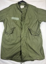 Vintage 1982 US Army Extreme Cold Weather Fishtail M65 Parka Size M No Liner picture