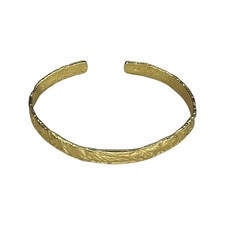 Hammered Gold Thin Cuff picture