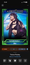 Topps WWE Slam 26 Money In The Bank Emerald Fortune Rising Motion Iconic Select picture