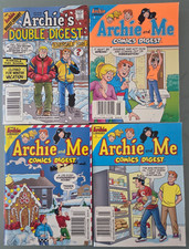 ARCHIE'S DOUBLE DIGEST & JUMBO BOOKS SET OF 8 COMICS MAGAZINE BETTY & VERONICA picture