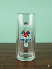 Vintage Late 1970’s Dinkelacker Dinkel Bier German Dimpled Glass Beer Mug Stein picture