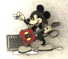 Disney pin 84041 Mickey Mouse Rock Guitarist Electric Guitar amp musician vest picture