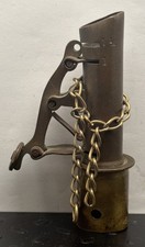 Antique AM. FLASK & CO Brass Automotive Exhaust Whistle VTG. Car Motorcycle: 7A1 picture