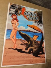 FLORIDA MAN #1 COPPERTONE HOMAGE MARCELO SALAZA 2022 American Mythology Comic picture