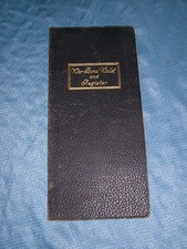 VINTAGE WWII LEATHER WAR BOND WALLET & REGISTER picture