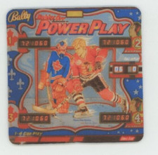 Bobby Orr Power Play vintage Pinball Machine COASTER - Hockey picture