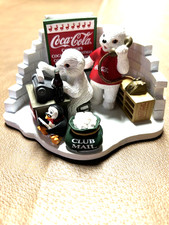 1999 limited edition Coca-Cola Figurine Hearing From You Christmas Collector picture