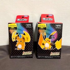 Pokemon Moncolle Mega Raichu X & Y High Quality Figure 2pc Set NEW Takara Tomy picture