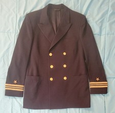 Vintage U.S. Navy Dress Blue Uniform Jacket, Lt. Commander Line Officer picture