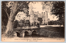 c1910s Chateau De Tourlaville Manche Facade Antique Postcard picture