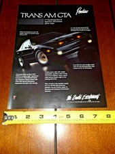 1988 TRANS AM GTA ORIGINAL AD picture