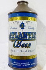 Atlantic Beer *RARE* IRTP Atlanta Georgia Cone Top Beer Can picture