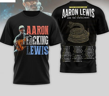 NEW Aaron Lewis 2026 American Tour All Size 3D T Shirt NP248 picture