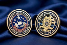 Warrenton Training Center Police 75th Anniversary Challenge Coin picture
