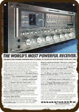 1977 MARANTZ 2500 STEREO RECEIVER Vintage Look **DECORATIVE REPLICA METAL SIGN** picture