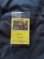 Pokemon Promo Card Detective Pikachu Holo SM190 Sealed Mint Condition picture