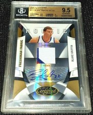 BLAKE GRIFFIN 09-10 CERTIFIED MIRROR GOLD PATCH AUTO ROOKIE RC 20/25 BGS 9.5 /10 picture