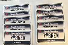 7 Brew South Carolina Coffee & Tea Advertising Sticker, Lot of 10 picture