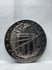 Vintage Apollo 16 Silver Commemorative Medal NASA Coin Young Mattingly picture