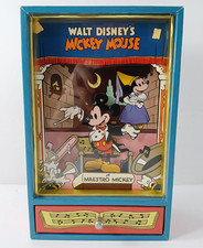 Vintage MAESTRO MICKEY MOUSE Marionette Music Trinket Box MICKEY MOUSE CLUB SONG picture