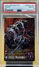 Venom 2022 KAYOU Marvel Hero Battle Series 4 CR MW04-001 PSA 8 picture