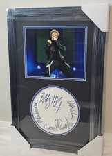 Billy Idol Signed Autographed plate JSA framed One of a kind item picture