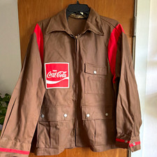 Vintage 1960s/1970s brown Coca-Cola work jacket picture