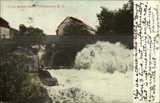 Parishville NY Little Bridge Gorge 1907 Used Postcard picture
