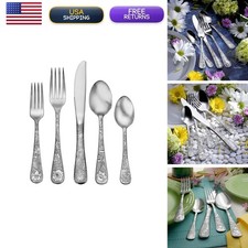 Liberty Tabletop American Garden 20 Piece Flatware Set 4 Person 18/10 Stainless picture