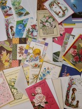 Vintage MCM 70s Get Well Soon Note Cards LARGE LOT Unused picture
