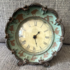 Hotel-De-Ville De Paris Teal Clock. Boho, Country Cottage picture