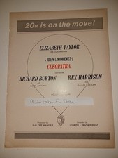 1961 Elizabeth Taylor Cleopatra, Ernest Hemingway 9x12 industry clipping ad picture