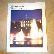 VTG 1981 Welcome to the White House Booklet, Ronald Reagan & Nancy Reagan picture
