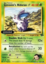 Giovanni's Nidoran M : G2 Unlimited - 076/132 Lightly Played picture